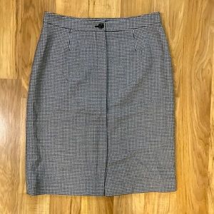 Brooks Brothers 346 houndstooth skirt